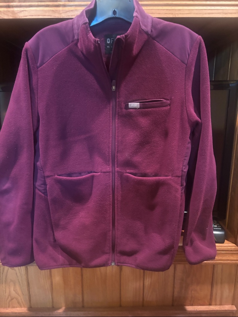 Figs on shift jacket